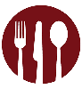 Cuttlery icon representing choosing your Wedding Catering menu